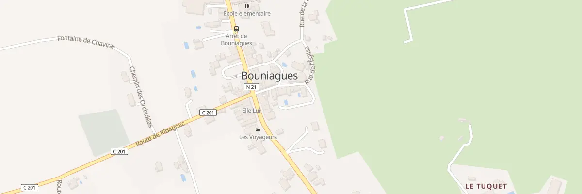 Plan du 5006 Pl de l’Eglise à Bouniagues