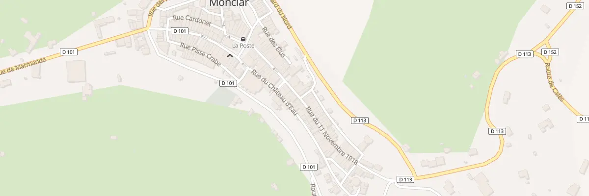 Plan du 20 Rue du 11 Novembre 1918 à Monclar