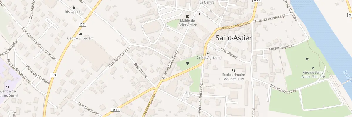 Plan du 23 Av Jules Ferry à Saint-Astier
