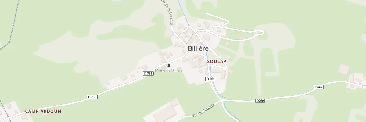 Plan du 22 Le Village à Billière
