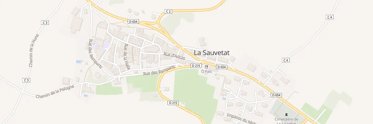 Plan du 5 Rue d’Ancas à La Sauvetat