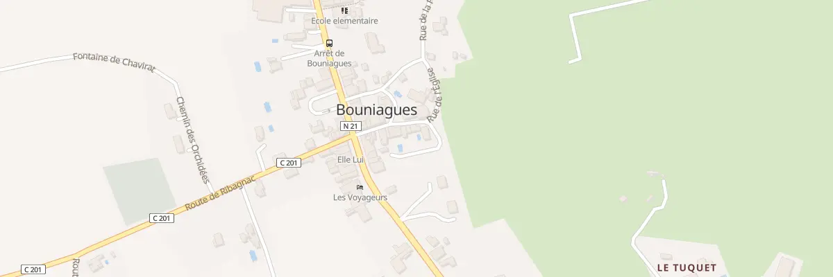 Plan du 5005 Pl de l’Eglise à Bouniagues