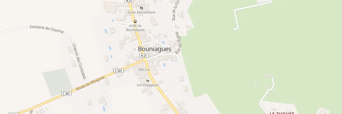 Plan du 5004 Pl de l’Eglise à Bouniagues