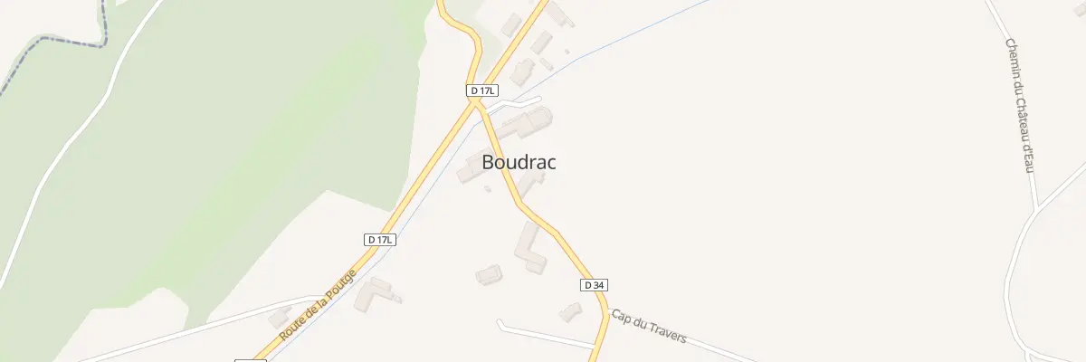 Plan du 1 Rte de Montrejeau à Boudrac