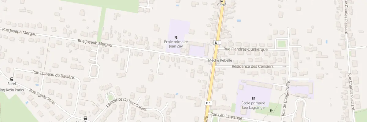 Plan du 9 Rue Joseph Mergau à Châtellerault