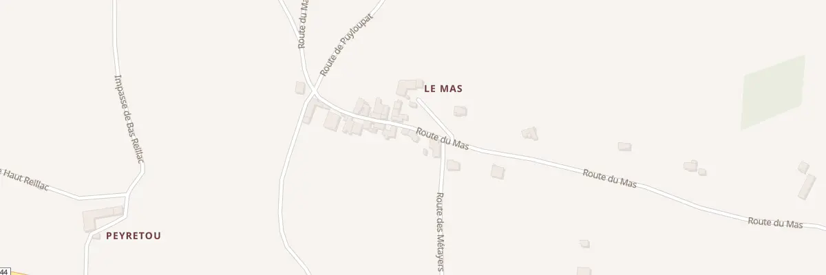 Plan du 675 Rte du Mas à Grignols