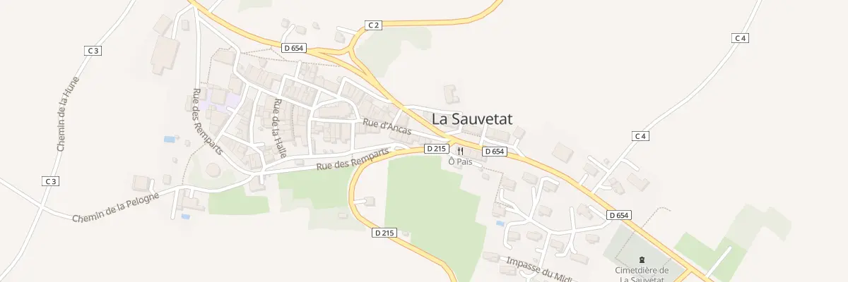 Plan du 5150 Le Village à La Sauvetat