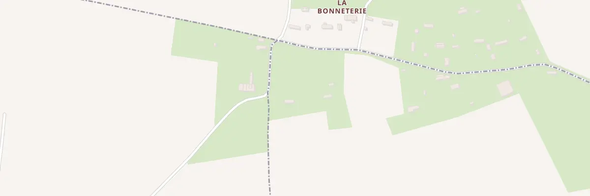 Plan du 33 La Bonneterie à Bazoques