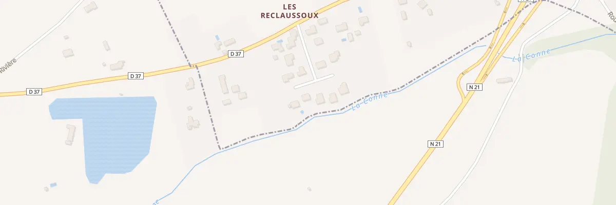 Plan du 142 Imp des Réclaussoux à Cours-de-Pile