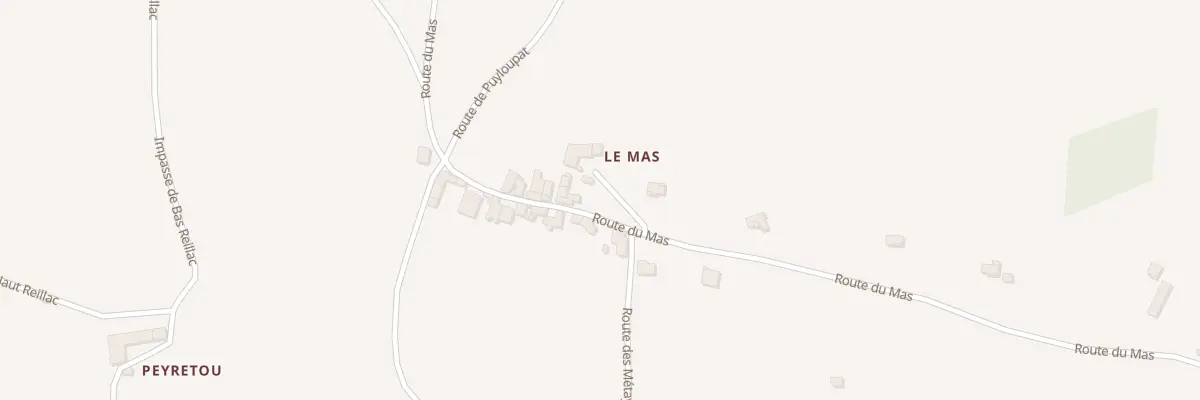 Plan du 662 Rte du Mas à Grignols