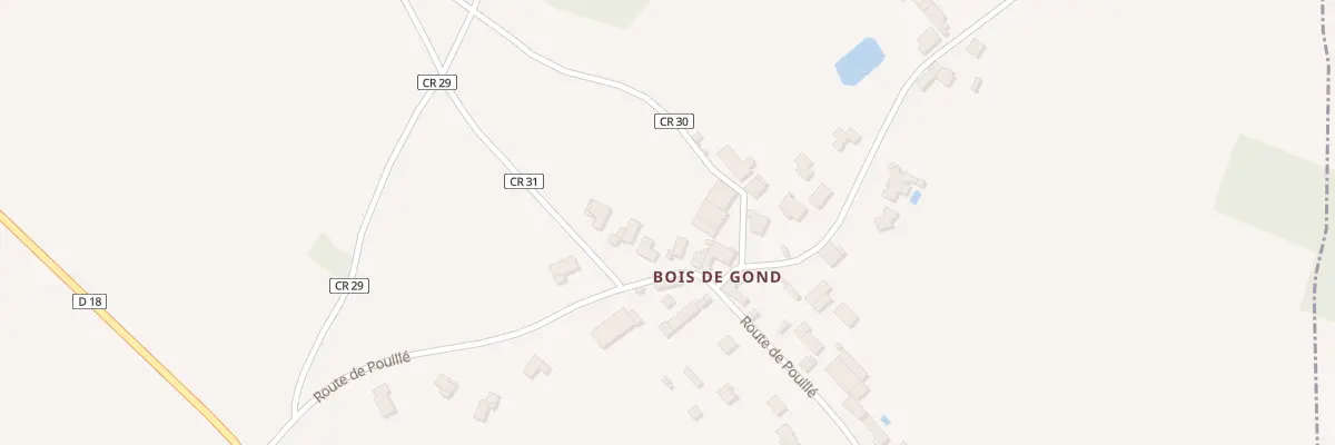 Plan du 1Q Rte de Pouillé à Saint-Julien-l’Ars