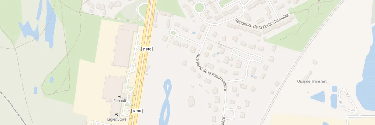 Plan du 65 Rue René de la Fouchardière à Châtellerault
