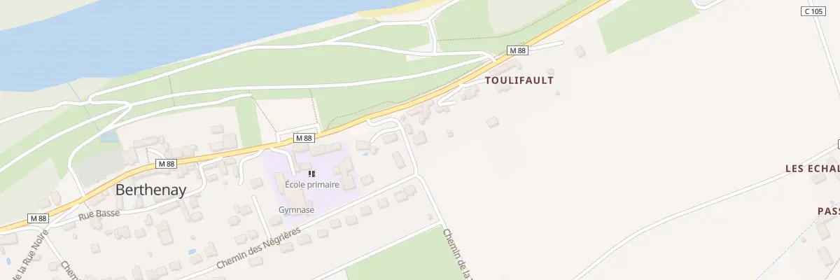 Plan du 1 Che de la Violetterie à Berthenay