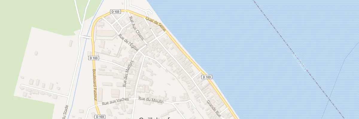 Plan du 29 Gr Grande Rue à Quillebeuf-sur-Seine