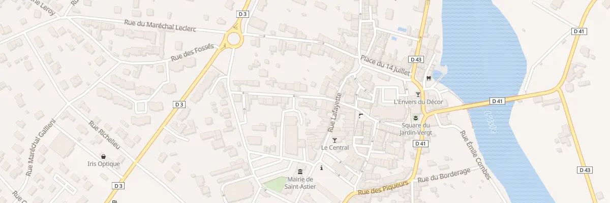 Plan du 11 Rue Maréchal Foch à Saint-Astier