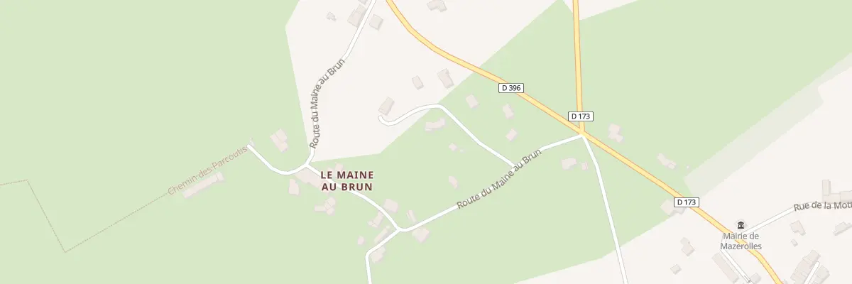 Plan du 5235 Les Combes à Mazerolles