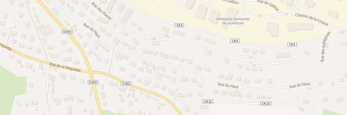 Plan du 439 Rue du Haut à Pont-Audemer