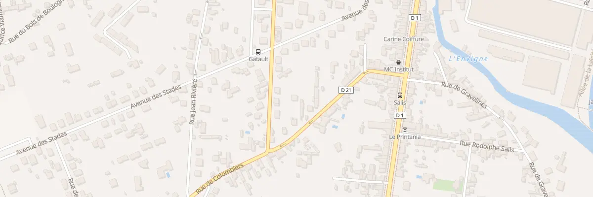 Plan du 32B Rue de Colombiers à Châtellerault
