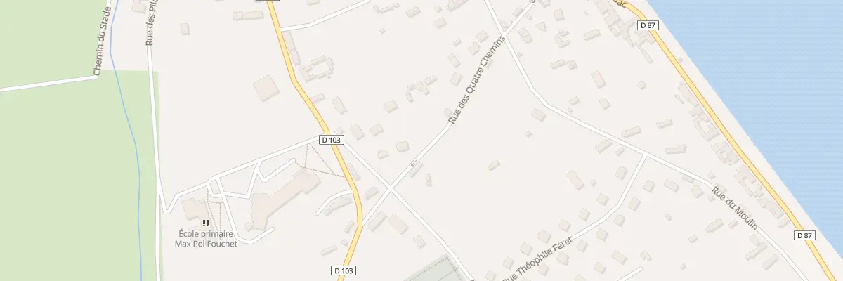 Plan du 9000 Rue des Quatre Chemins à Quillebeuf-sur-Seine
