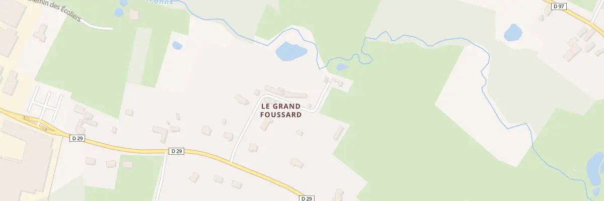 Plan du 5497 Grand Foussard à Tuffé Val de la Chéronne