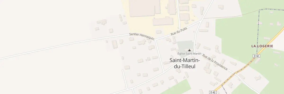 Plan du 65 Sen Hannequin à Saint-Martin-du-Tilleul