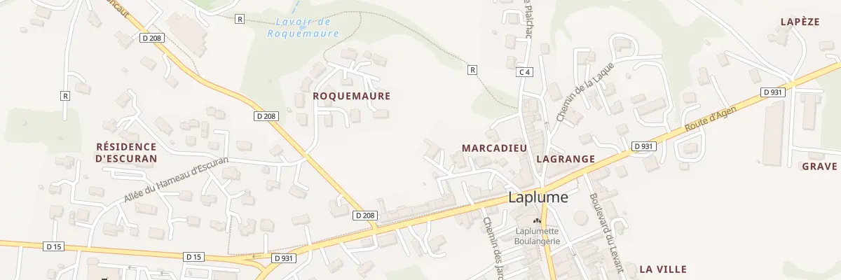 Plan du 120 Imp Roquemaure à Laplume