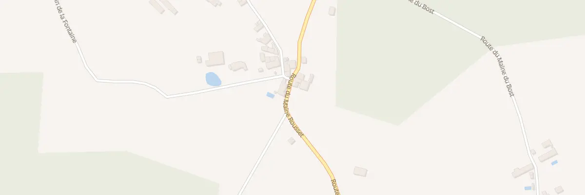 Plan du 389 Rte du Maine Rousset à Connezac