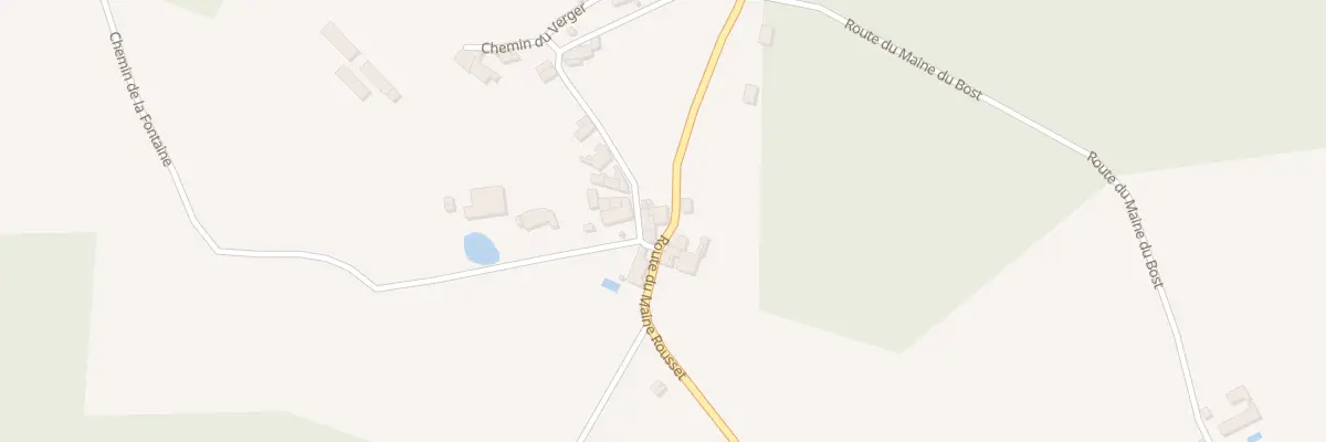 Plan du 350 Rte du Maine Rousset à Connezac