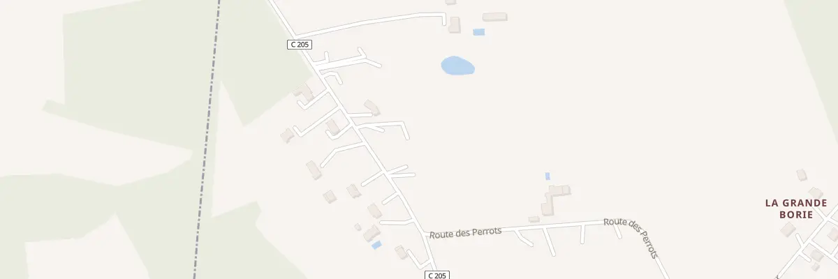 Plan du 5000 Les Blanchiers à Saint-Nexans