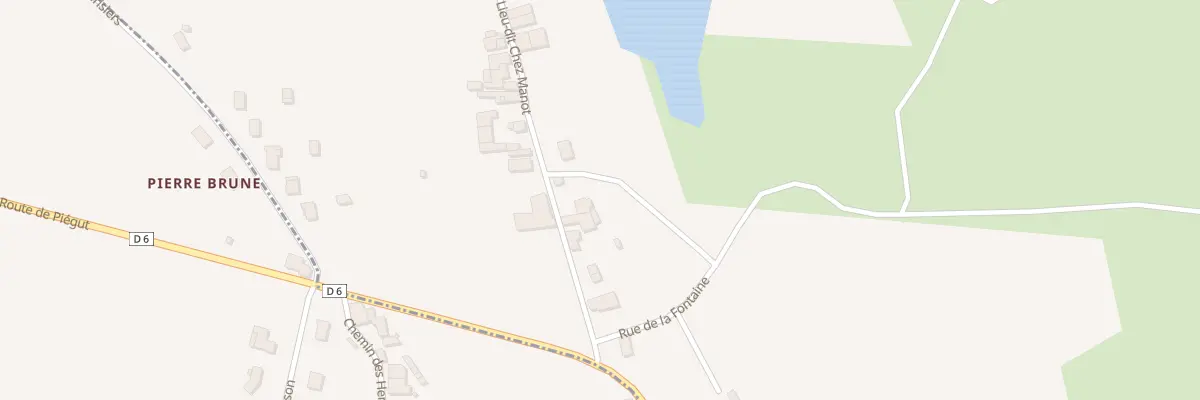 Plan du 126 Chez Manot à Eymouthiers