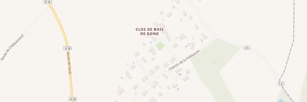 Plan du 1 Imp du Clos de Bois de Gond à Saint-Julien-l’Ars