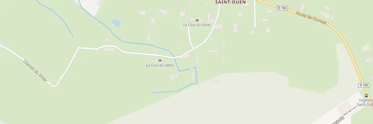 Plan du 9 Che du Vivier à Valmont