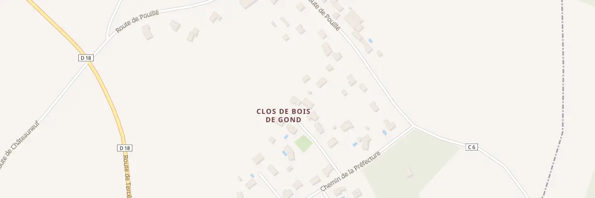 Plan du 8 Imp du Clos de Bois de Gond à Saint-Julien-l’Ars
