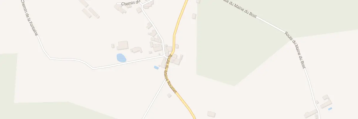Plan du 393 Rte du Maine Rousset à Connezac