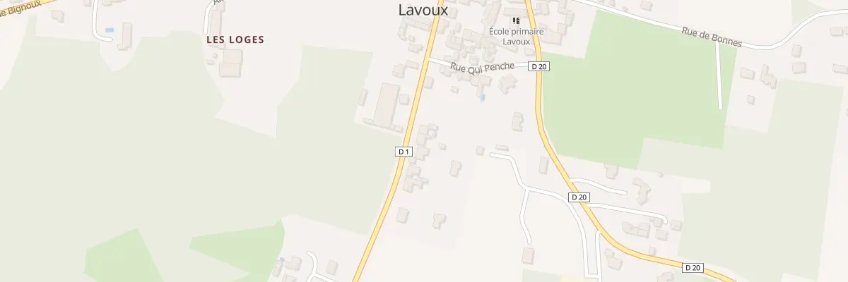 Plan du 15 Rue de St Julien l’Ars à Lavoux