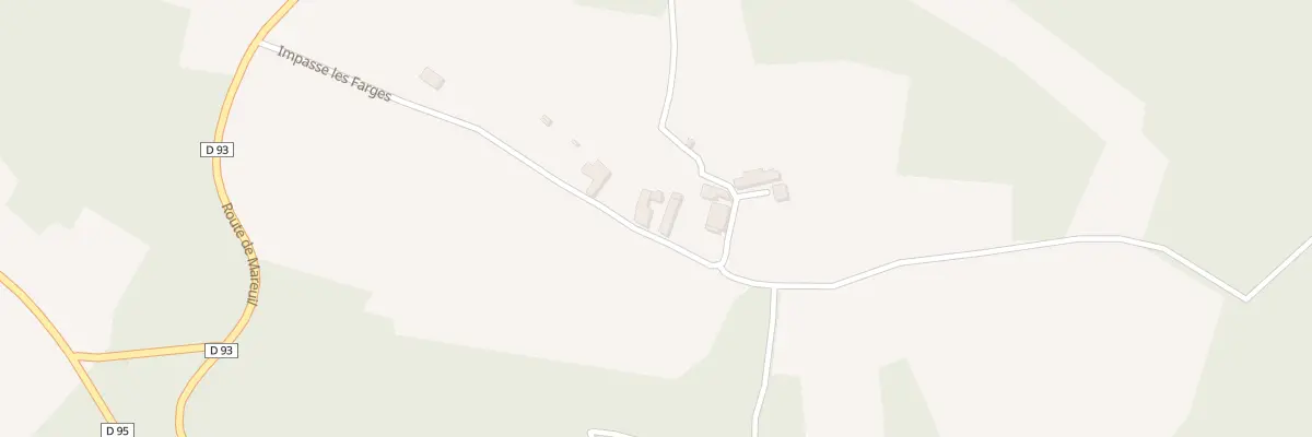 Plan du 39 Les Farges à Hautefaye