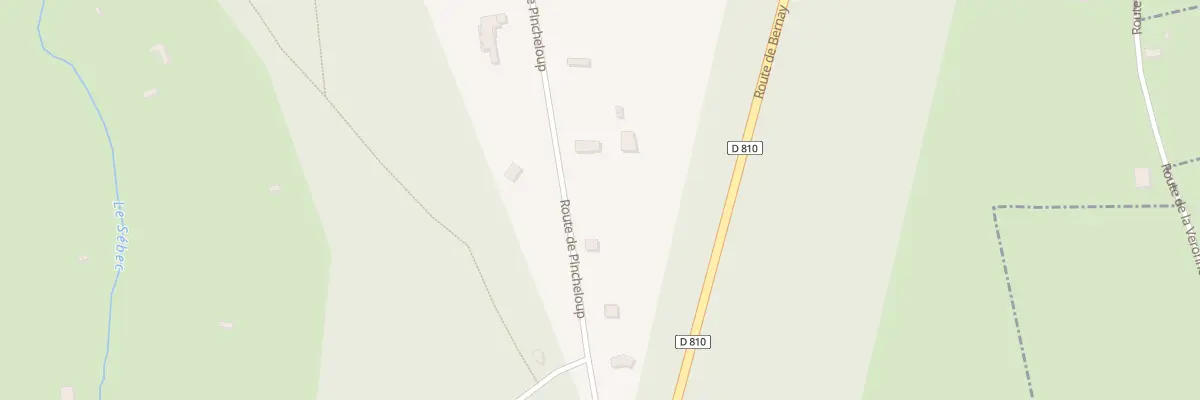 Plan du 298 Rte de Pincheloup à Tourville-sur-Pont-Audemer