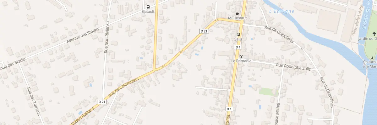 Plan du 31 Rue de Colombiers à Châtellerault