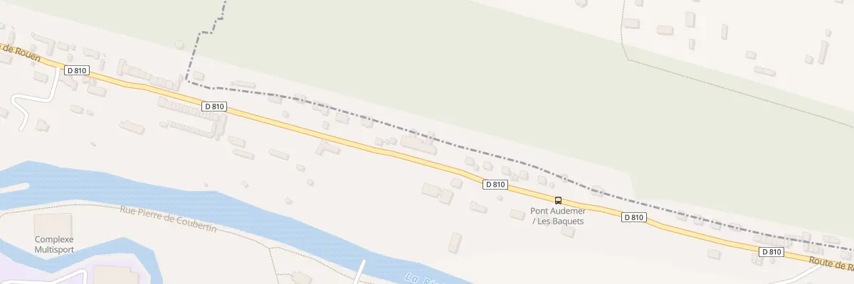 Plan du 99 Rte de Rouen à Pont-Audemer