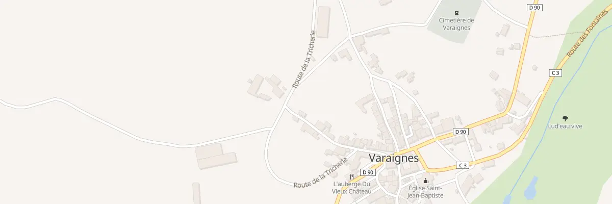 Plan du 158 Rue du Périgord à Varaignes