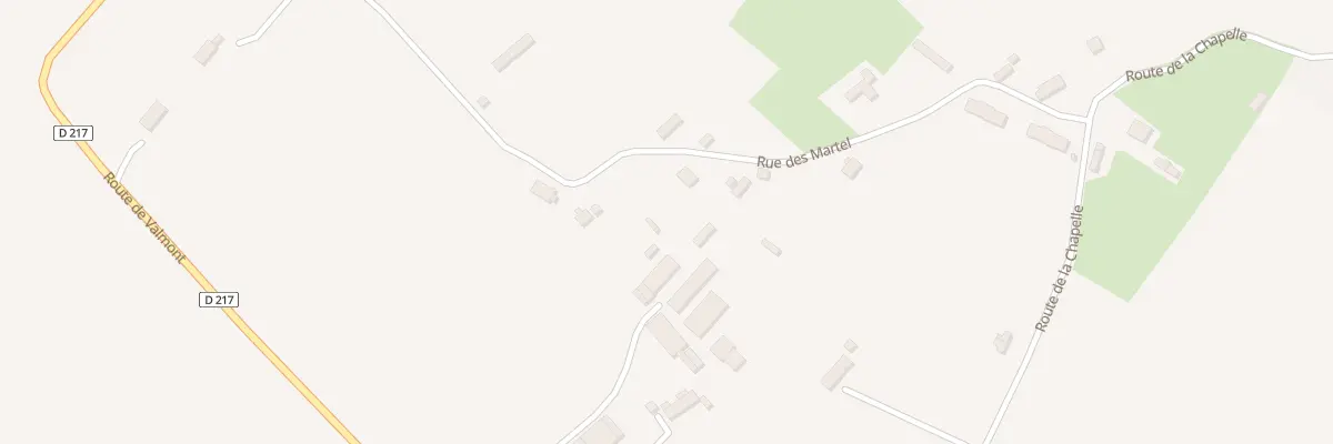 Plan du 8 Rue des Martel à Ypreville-Biville