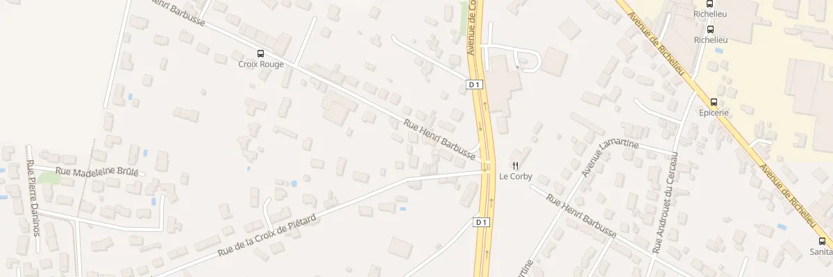 Plan du 71 Rue Henri Barbusse à Châtellerault