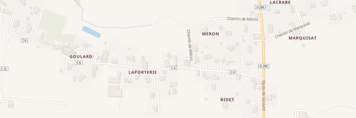 Plan du 252 Rue du Hameau de Goulard à Sainte-Colombe-en-Bruilhois