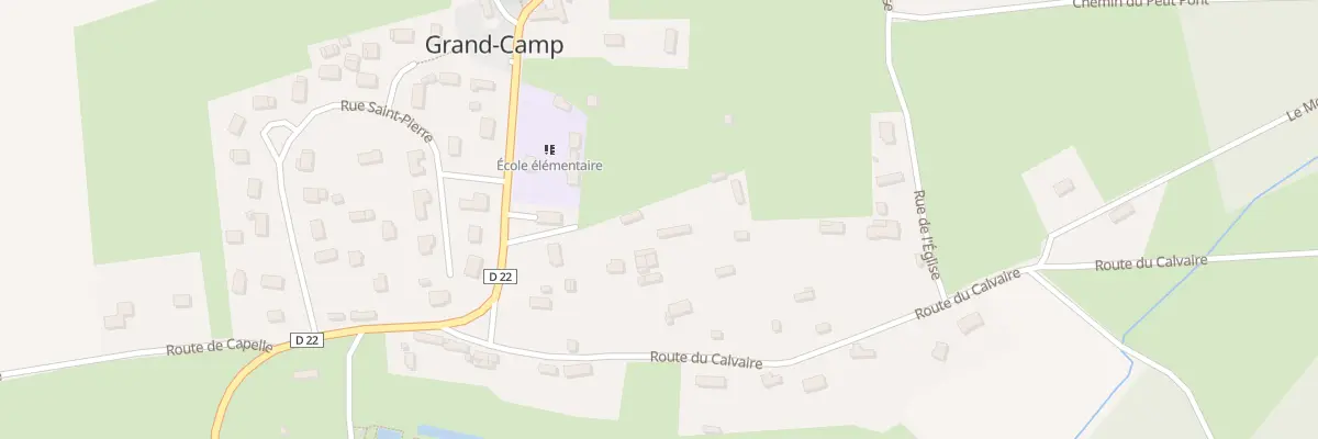 Plan du 17 Rte du Calvaire à Grand-Camp