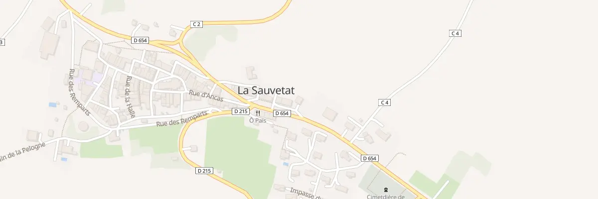 Plan du 5203 Le Village à La Sauvetat
