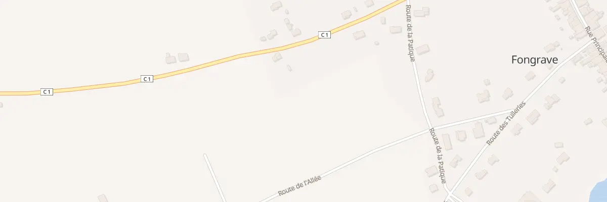 Plan du 483 Rte de Castelmoron à Fongrave