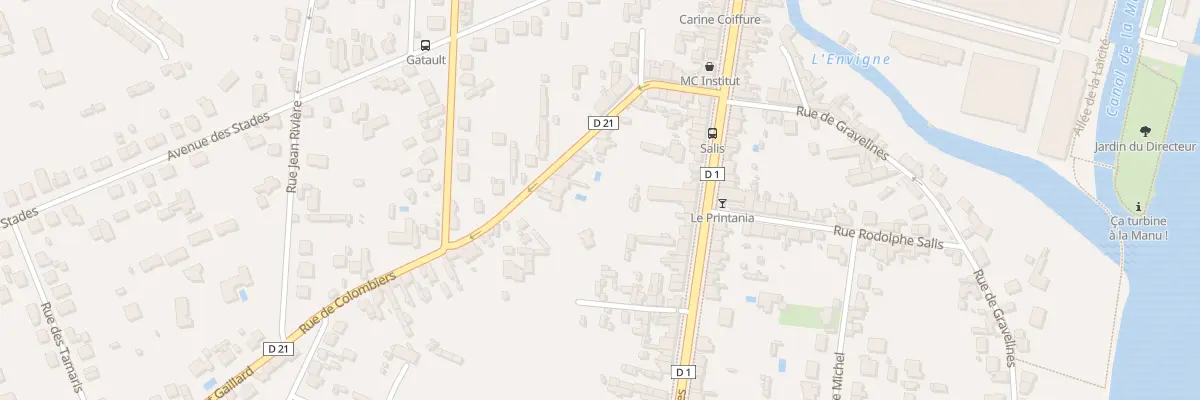 Plan du 29 Rue de Colombiers à Châtellerault