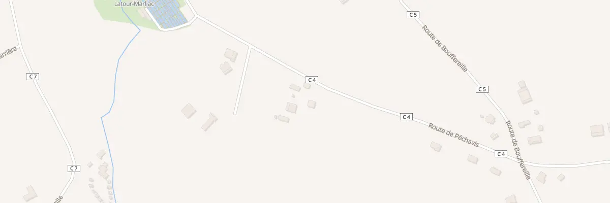 Plan du 446 Rte de Péchavis au Temple-sur-Lot