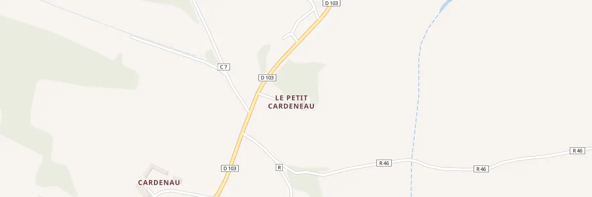 Plan du 5339 Le Petit Cardeneau à Lavardens