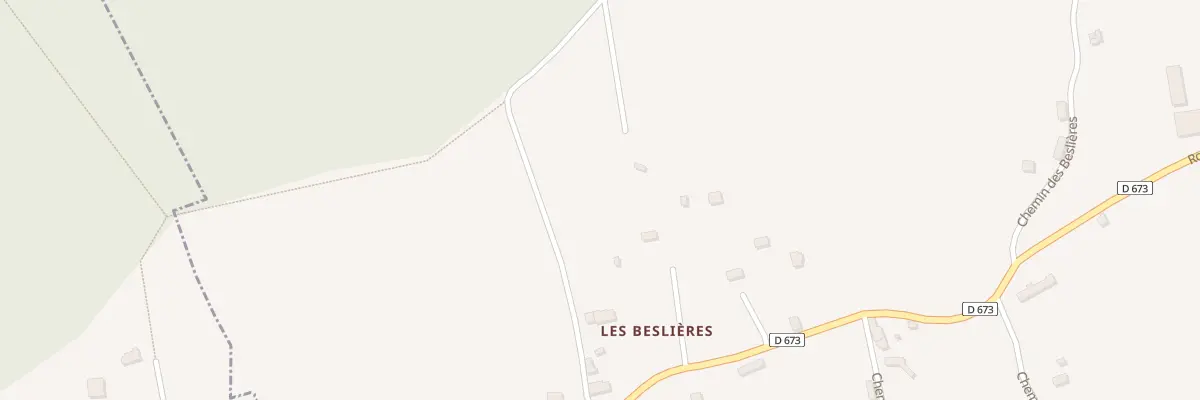 Plan du 11 Rte des Beslières à Bonsmoulins